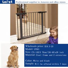 baby child safety gate manufacturer pet safety door dog safety gate wholesale supplier