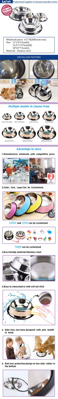 wholesale dog bowl/Stainless steel dog bowl/pet dog feeder manufacturer wholesale supplier