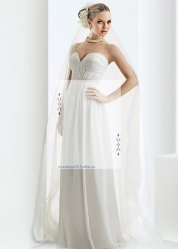 2015 White Bari Jay 2008 Strapless Ruched Chiffon Prom Bridesmaid Gown – Bari Jay Prom Dress