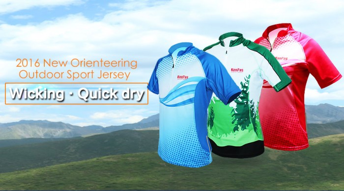KANPAS breathable and quick dry orienteering jersey/OS-02