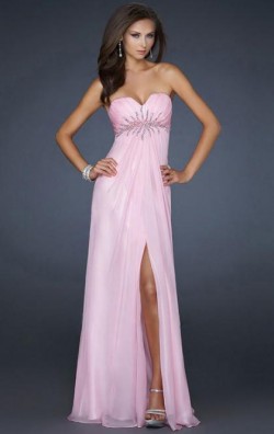 Online Long Pink Tailor Made Evening Prom Dress (LFNAF0009) cheap online-MarieProm UK