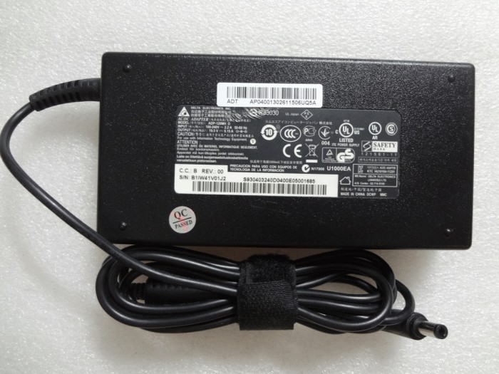 FOR 120W MSI GE62 6QD-041US GE62 6QD-274US AC POWER ADAPTER