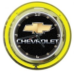 Trademark Chevy 14 Inch Neon Clock