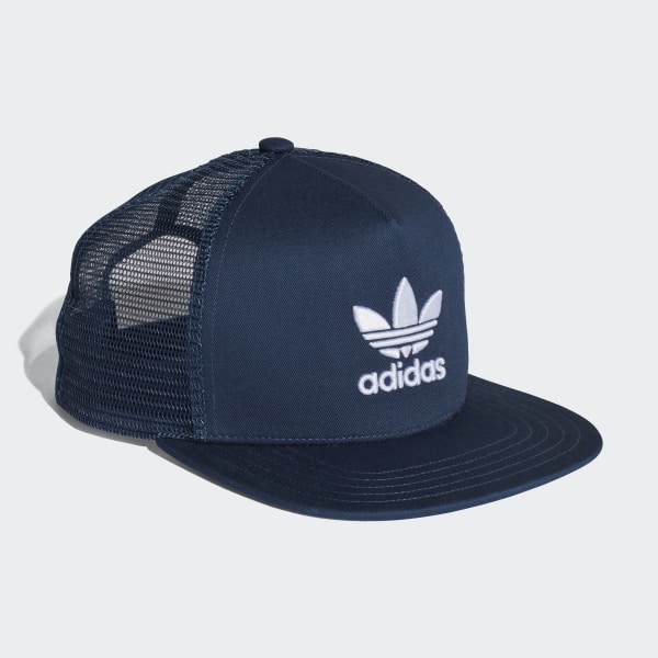 adidas Trefoil Trucker Cap - Blue | adidas Australia - Marketplace ...