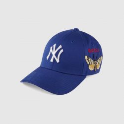 Baseball cap with NY Yankees™ patch – Gucci Men’s Hats & Gloves