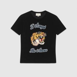 Cotton T-shirt with embroideries – Gucci Men’s T-shirts & Polos