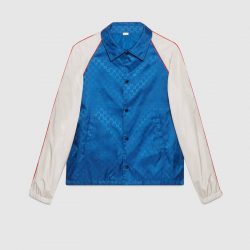 GG jacquard nylon jacket – Gucci Outerwear & Leather Jackets