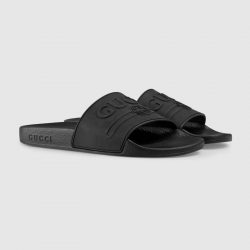 Gucci logo rubber slide sandal – Gucci Women’s Slides & Thongs 525140JCZ001031