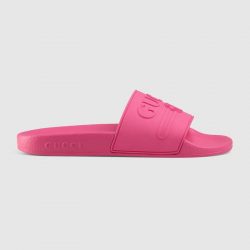Gucci logo rubber slide sandal – Gucci Women’s Slides & Thongs 525140JCZ005516