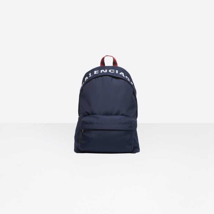 ‎Men‎’s ‎NAVY/RED ‎ ‎Wheel Backpack ‎ | Balenciaga