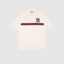 Men’s polo with NY Yankees™ patch – Gucci Men’s Polos