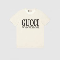 Oversize T-shirt with Gucci Cities – Gucci Men’s T-shirts & Polos