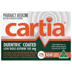 Cartia 100mg – 168 Tablets | DDS