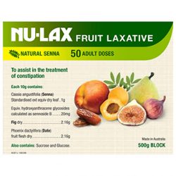 Nu-Lax Fruit Laxative- 500g | DDS