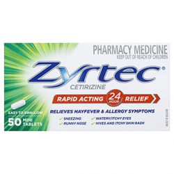Zyrtec 10mg – 50 Tablets | DDS