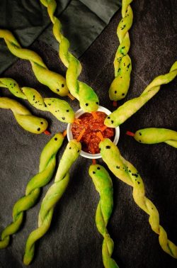 Snake Breadsticks – Halloween Party Food Idea – Flawless Food