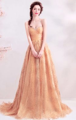Yellow Formal Dress Online Australia A line Sparkly Women Formal Clothing for Women