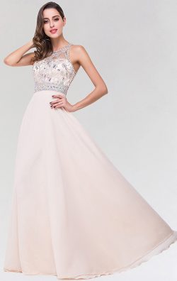 Formaldressau Pink Chiffon Formal Dresses Online