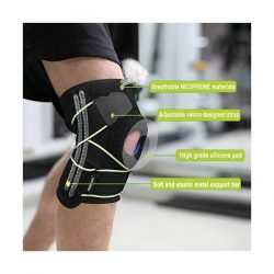 Knee Stabilizer With Patella Gel Pad and 4 Springs