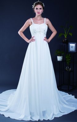 Formaldressau White Chiffon Wedding Dress in Australia 2022-2023