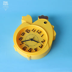 Funky Hen Table Clock-4 Colours