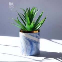Marble Potted Faux Plants