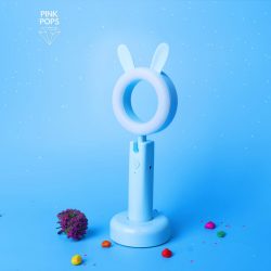 Pastel Bunny LED Light Lamp-Blue