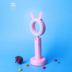 Pastel Bunny LED Light Lamp-Pink