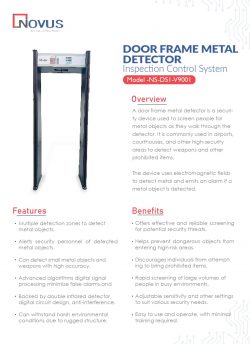 DOOR FRAME METAL DETECTOR Inspection Control System