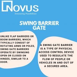 swing barrier gate entrance automatic