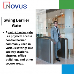 Swing Barrier Gate Entrance System