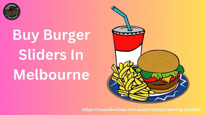 Buy Burger Sliders In Melbourne