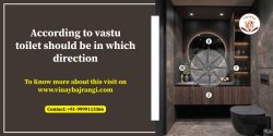 According to vastu toilet should be in which direction