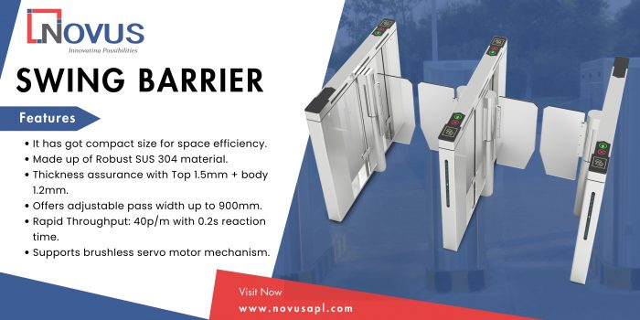 Swing Barrier Gate Entrance Automation