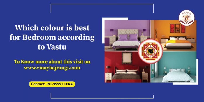 Which colour is best for bedroom according to vastu