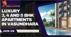 Luxury 3, 4 and 5 BHK Apartments in Vasundhara – Metro Suites Bellavie