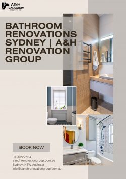 Bathroom Renovations Sydney | A&H Renovation Group