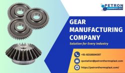 Gear Manufacturing Company – Solution for Every Industry