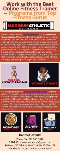 Work with the Best Online Fitness Trainer – Programs from Top Fitness Gurus