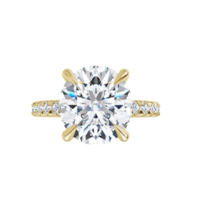 Chloe French Set Lab Grown Diamond Rings Canada