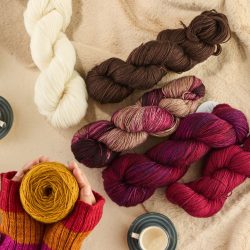 Colorful Yarns for Crochet and Knitting Projects