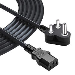 FEDUS Computer Power Cable Cord for Desktops PC and Printers/Monitor SMPS Power Cable IEC Mains  ...