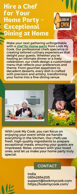 Hire a Chef for Your Home Party – Exceptional Dining at Home