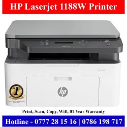 HP Laser Jet MFP 1188W Printers Sri Lanka. Print, Scan, Copy, Wifi