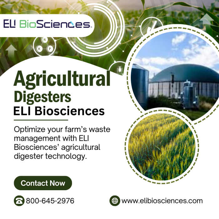 Agricultural Digesters | ELI Biosciences