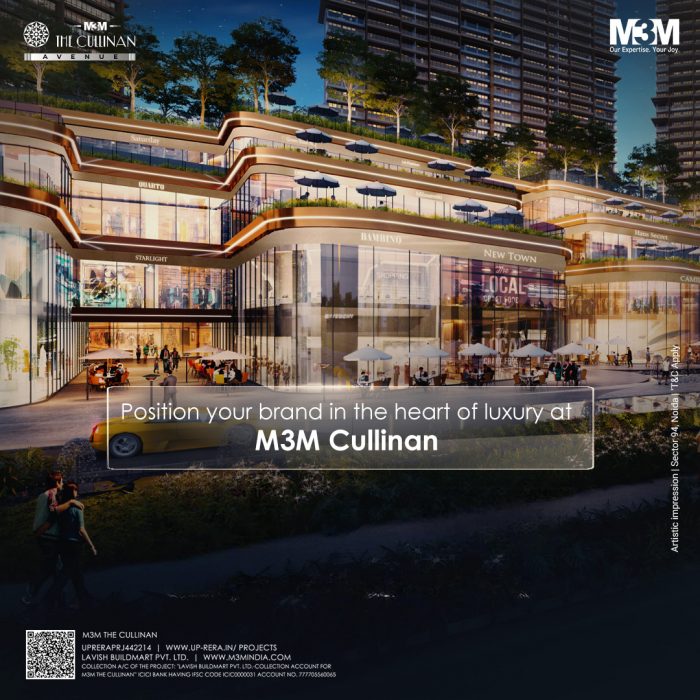 M3M The Cullinan Noida – Luxury Residences & Commercial Spaces