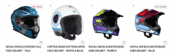 Buy Riding Helmets for Men at Best Prices | Royal Enfield Store | Royal Enfield Apparel Store