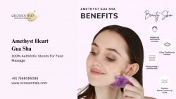 Orossentials Amethyst Heart Gua Sha: Elevate Your Skincare Routine