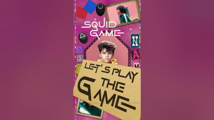 Squid Game Invitation Card