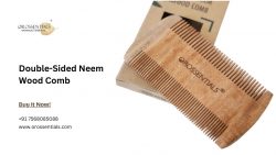 Orossentials Double-Sided Neem Wood Comb